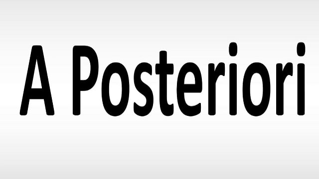 A Posteriori Meaning