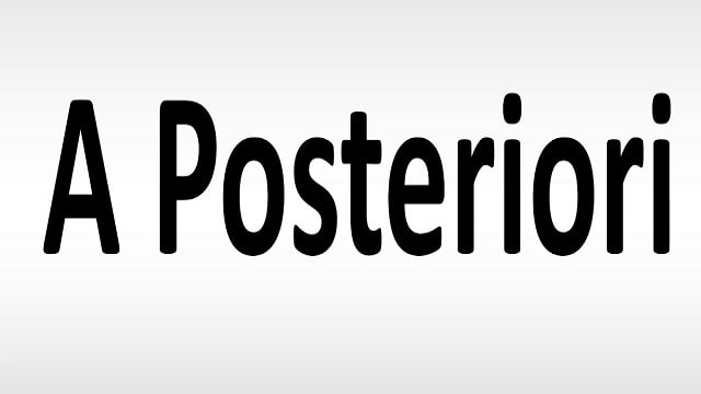 A Posteriori