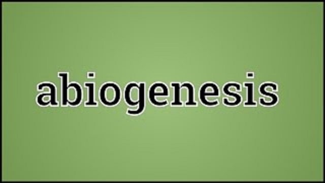 Abiogenesis