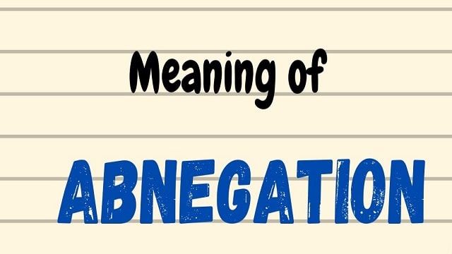 Abnegation